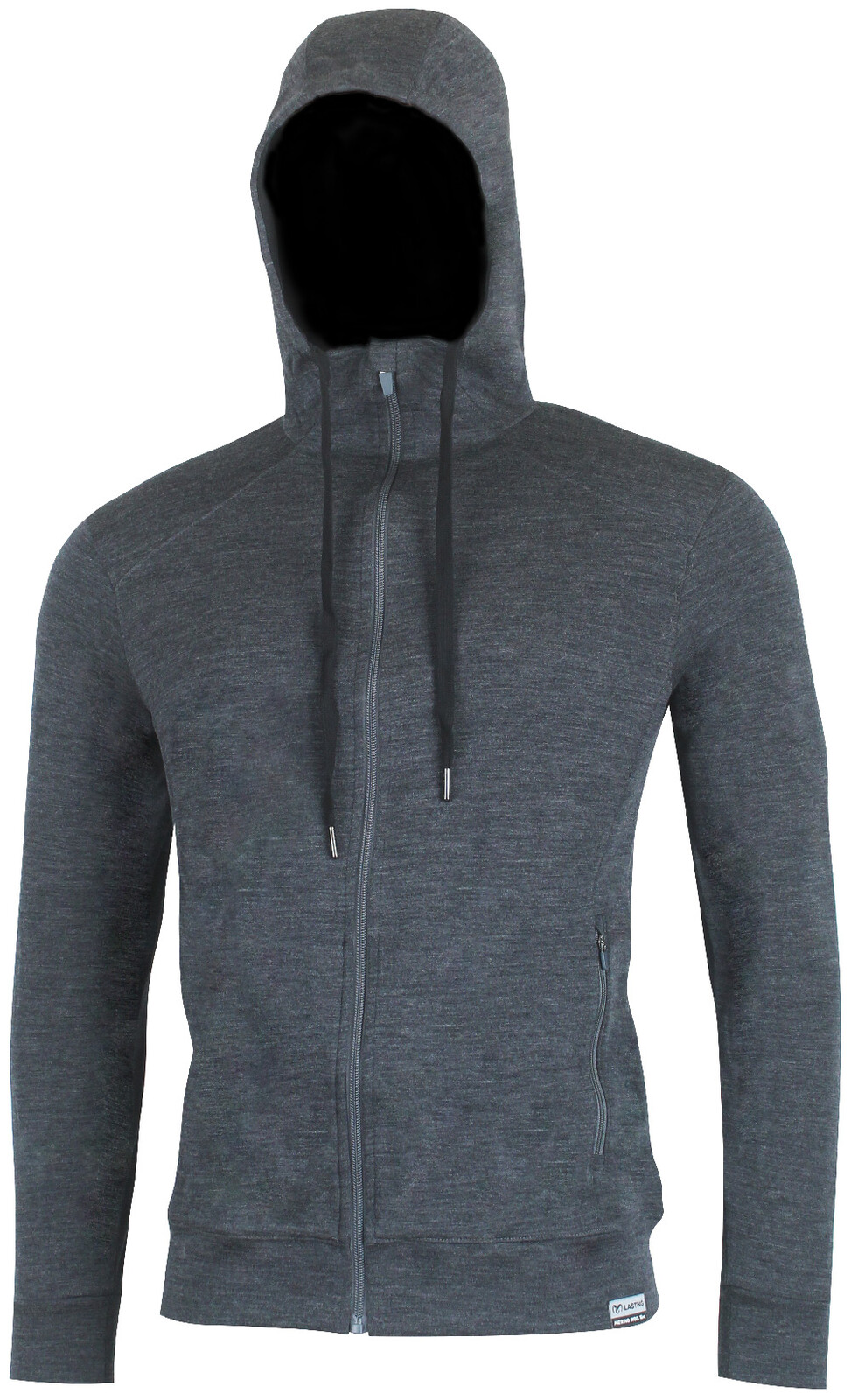 Lasting pánska merino mikina KARMIN 8169 sivá Veľkosť: L 8595067928357