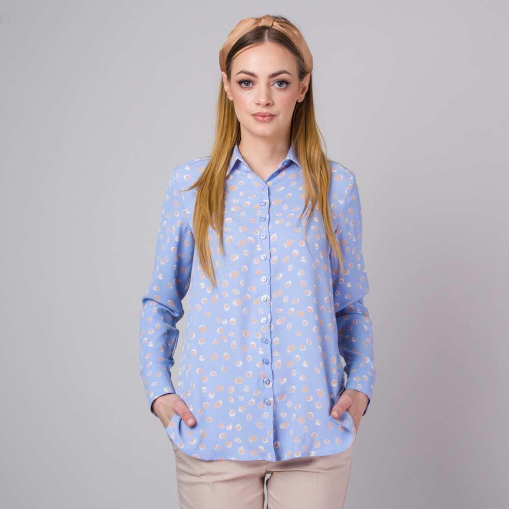 Dámska Košeľa s dlhým rukávom Willsoor Vzor 13752