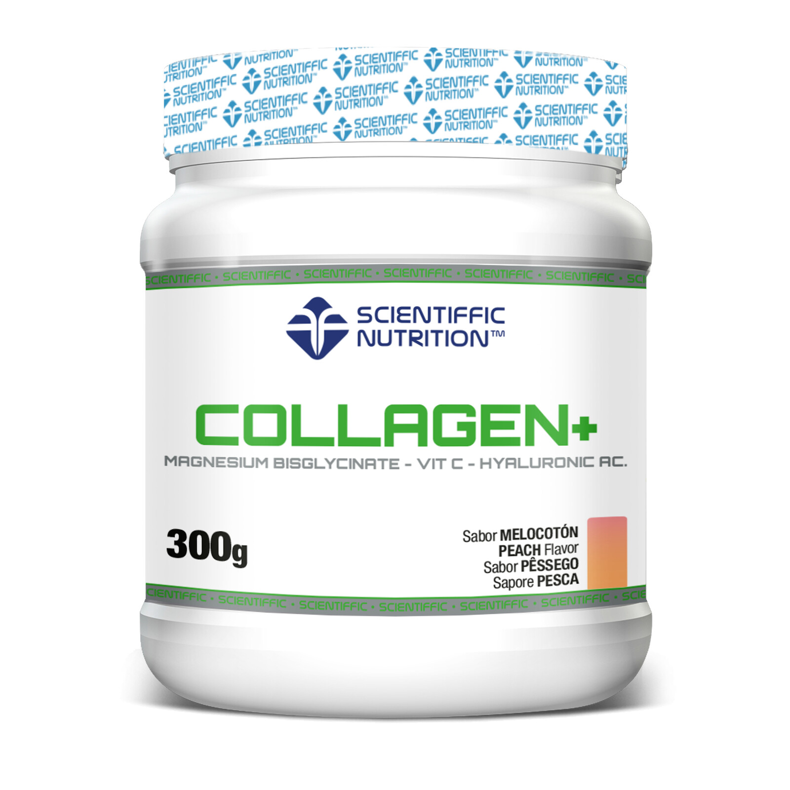 Scientiffic Nutrition Hydrolyzovaný kolagén prášok - Broskyňa 300 g