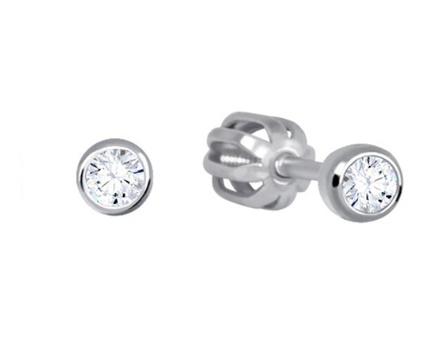 Soliter Minimalistické kôstky s čírym kryštálom 438 001 00555 0400000