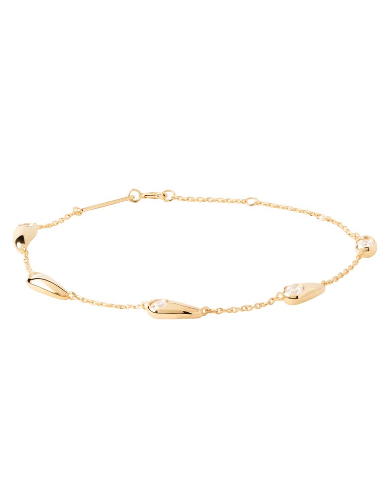 PDPAOLA Nežný pozlátený náramok Becca PU01-933-U