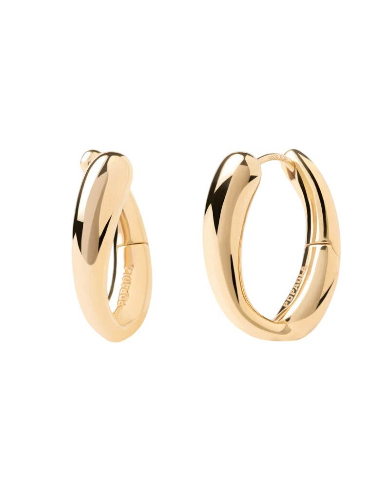 PDPAOLA Moderné pozlátené náušnice Helix Hoops AR01-E15-U