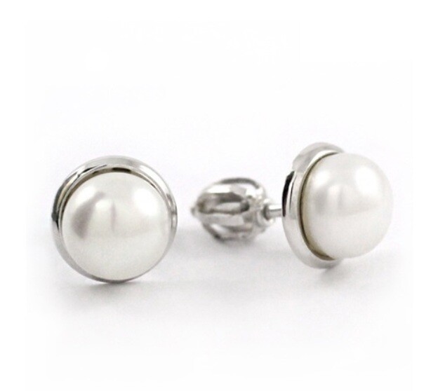 Soliter Strieborné náušnice so syntetickou perlou 438 001 00151 04