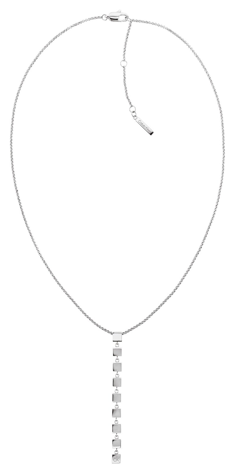 Calvin Klein Pôvabný pozlátený náhrdelník Geometric 35000839