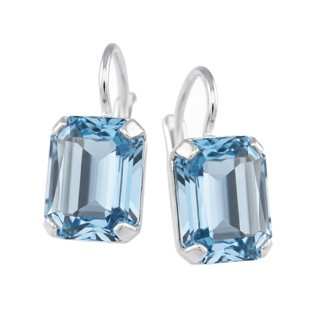 Soliter Trblietavé náušnice s modrým kryštálom 438 001 01771 0400550