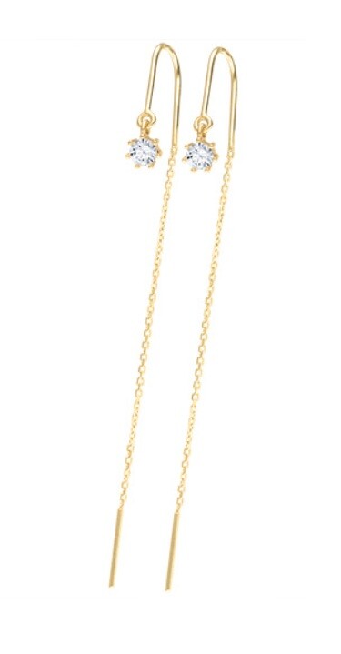 Soliter Retiazkové náušnice zo žltého zlata 236 001 01169 00