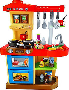 LEAN Toys 4530 Kuchyňka pro nejmenší se zvuky a světly