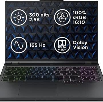 Repasované – Lenovo Legion Pro 5 16IRX9 Onyx Grey kovový