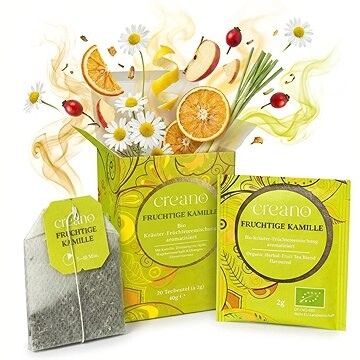 Creano Bio Fruity Camomile – Heřmánek & Ovoce, 20 sáčků