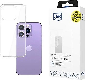 3MK Armor case pre Apple iPhone 14 Pro, číry