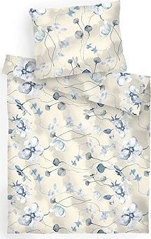 Dadka Obliečky krep 140 × 200 cm, 70 × 90 cm, Bloom elegance banán