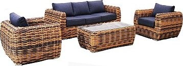 Rojaplast Atlanta súprava ratanová hnedá