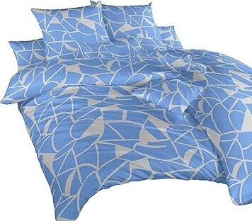 Dadka Obliečky bavlna Julius modré 140 × 200, 70 × 90 cm