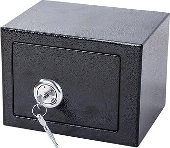 Verk 01781 Trezor s mechanickým zámkom, čierny