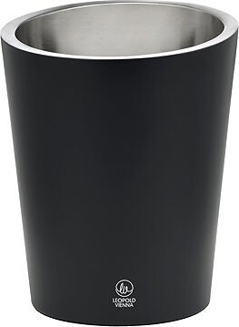 LEOPOLD VIENNA Chladič na sekt, nerez, černý mat, výška 220 mm, průměr 173 mm