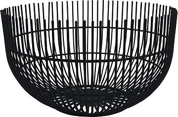 FINE 2 DINE Iris Drátěný košík, výška 120 mm, průměr 210 mm, černý