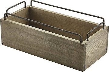 GenWare Dřevěná bedýnka, výška 97 mm, délka 250 mm, šířka 120 mm