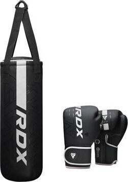 RDX Detské boxovacie vrece a rukavice F6 2FT Kara, biele