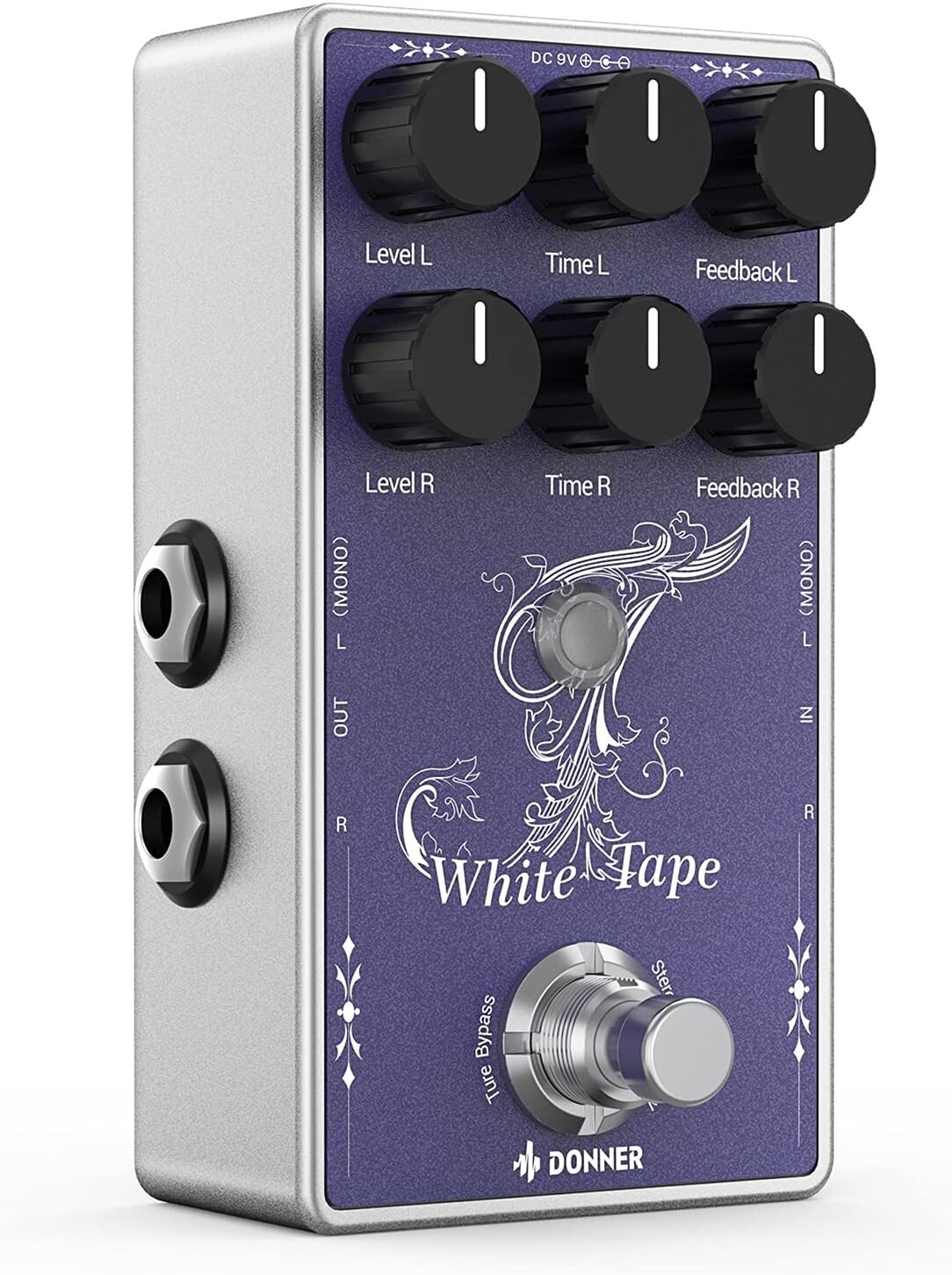 DONNER White Tape Delay Pedal