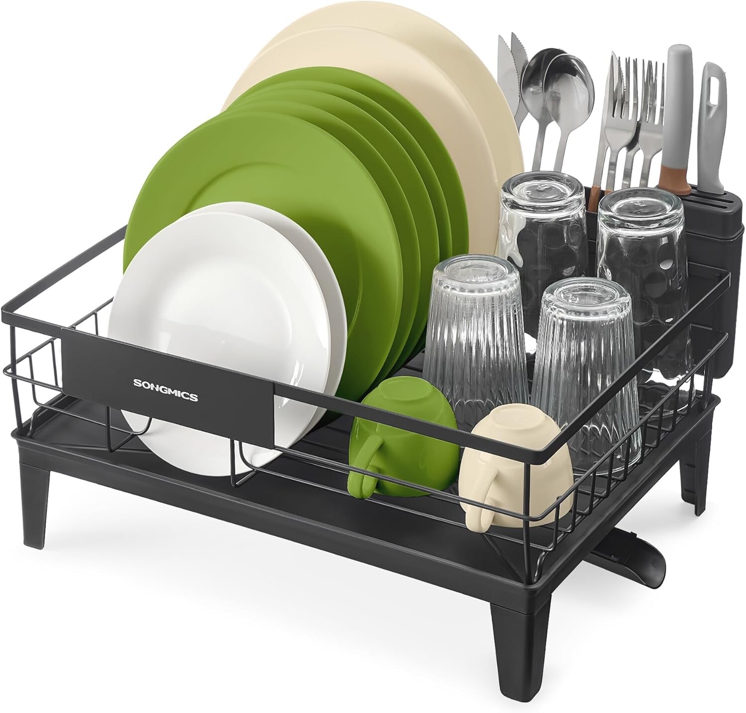 Odkapávač na nádobí Pavy 42 cm černý