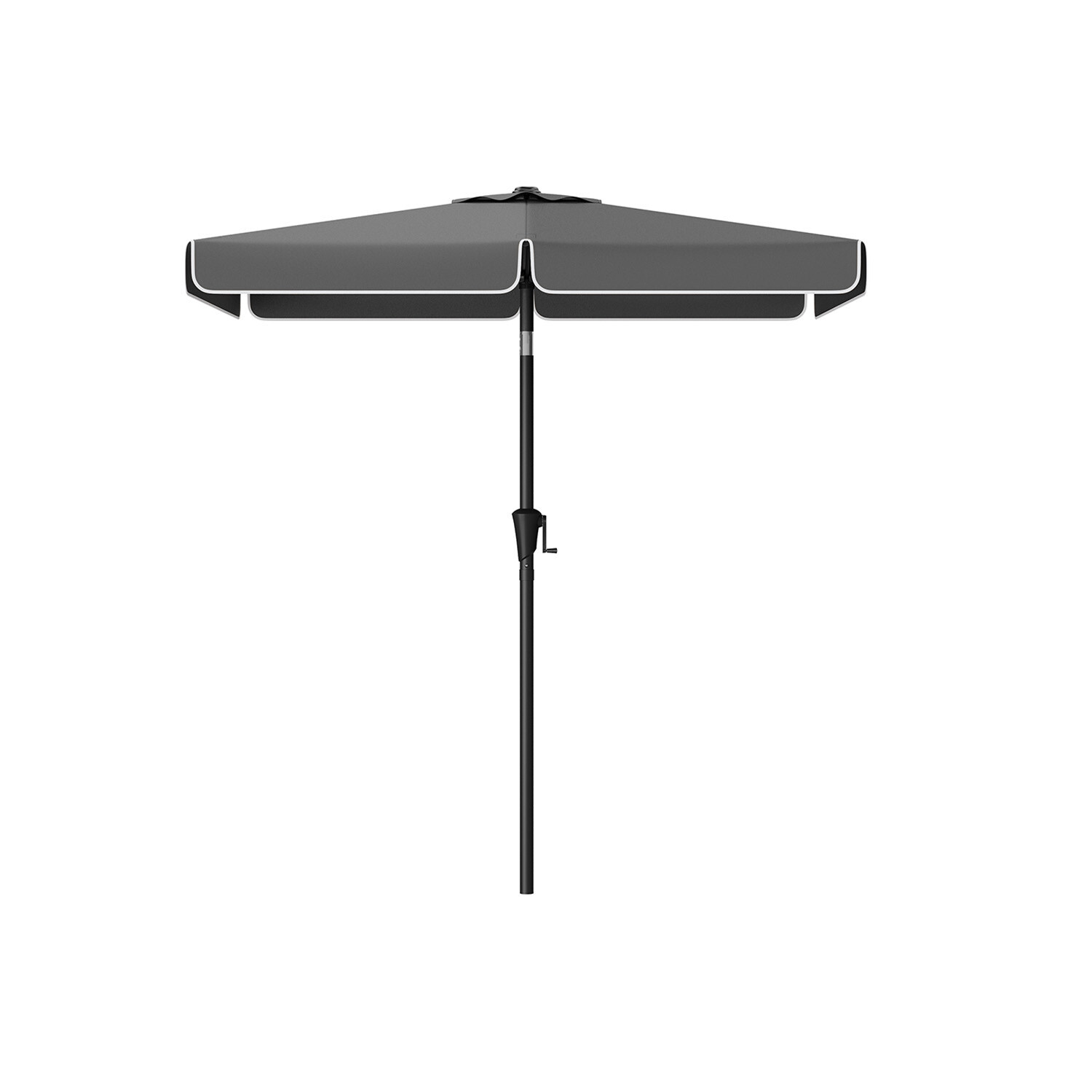 Zahradní slunečník Rocka 200x150 cm šedý