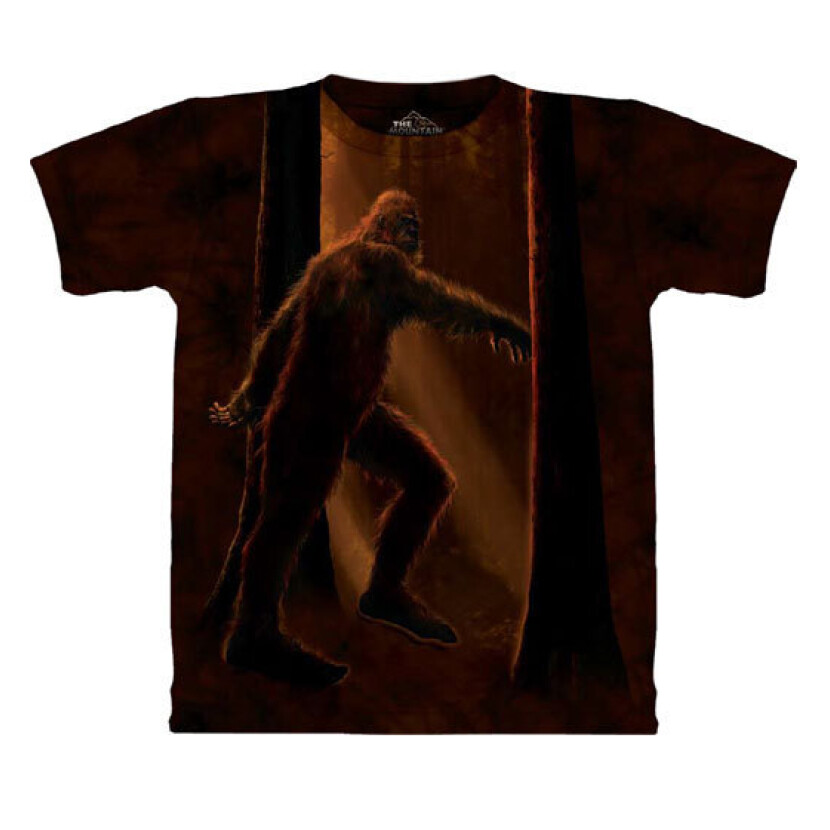 Tričko unisex The Mountain Bigfoot - hnedé,