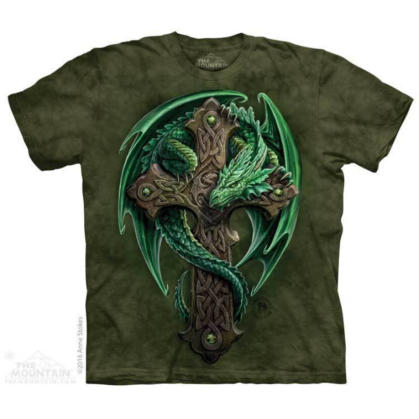 Tričko unisex The Mountain Woodland Guardian - olivové,