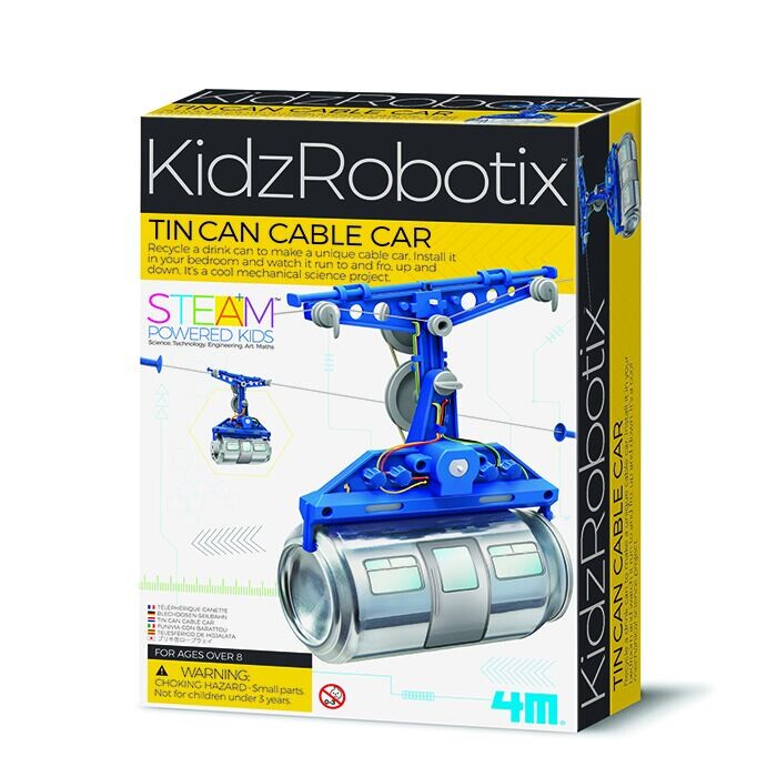 4M KidzRobotix Lanovka z plechovky