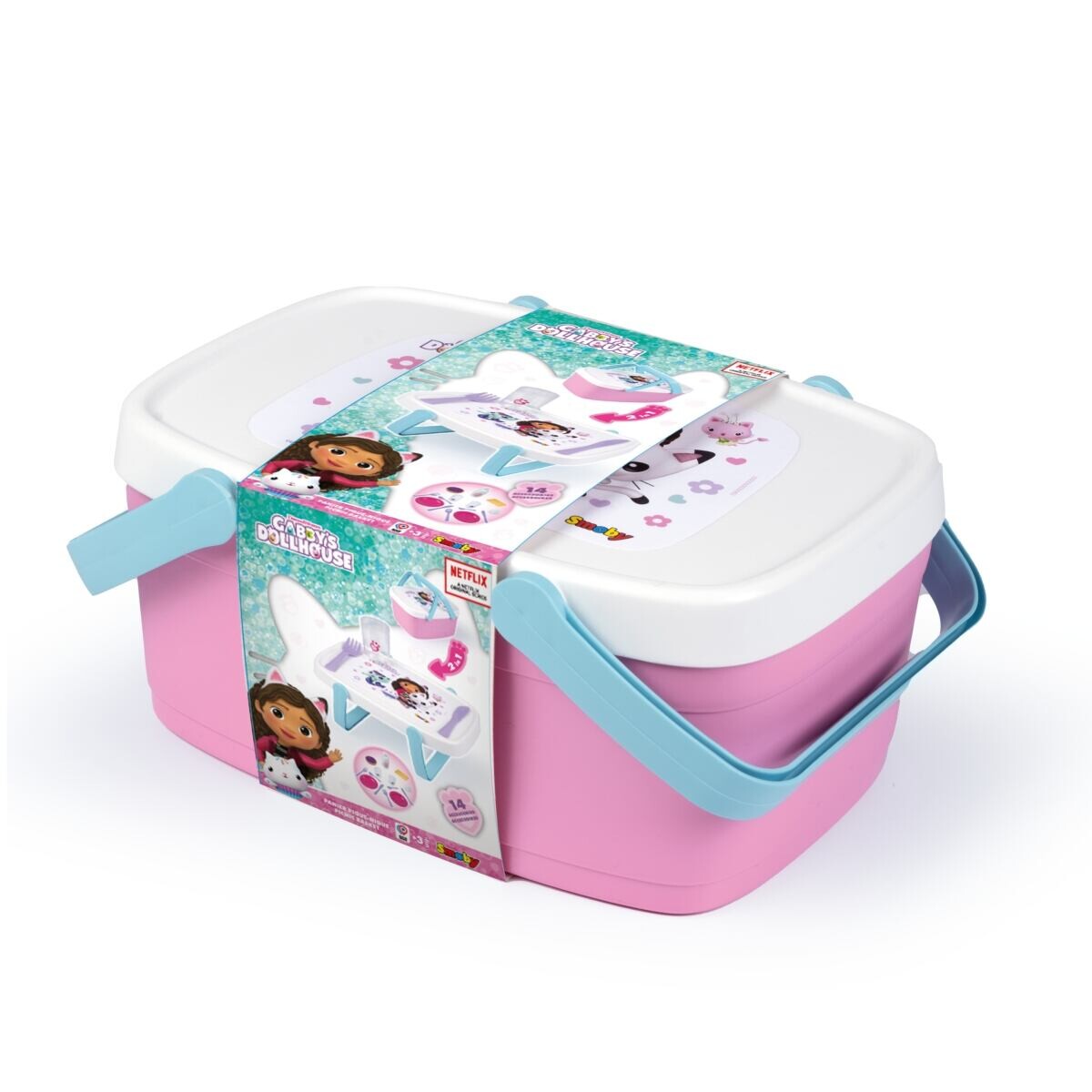 Smoby Gabby's Dollhouse Piknikový kôš 2 v 1
