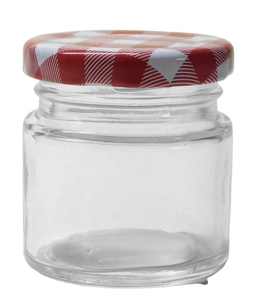 MAKRO - Dóza sklenená s viečkom 70ml