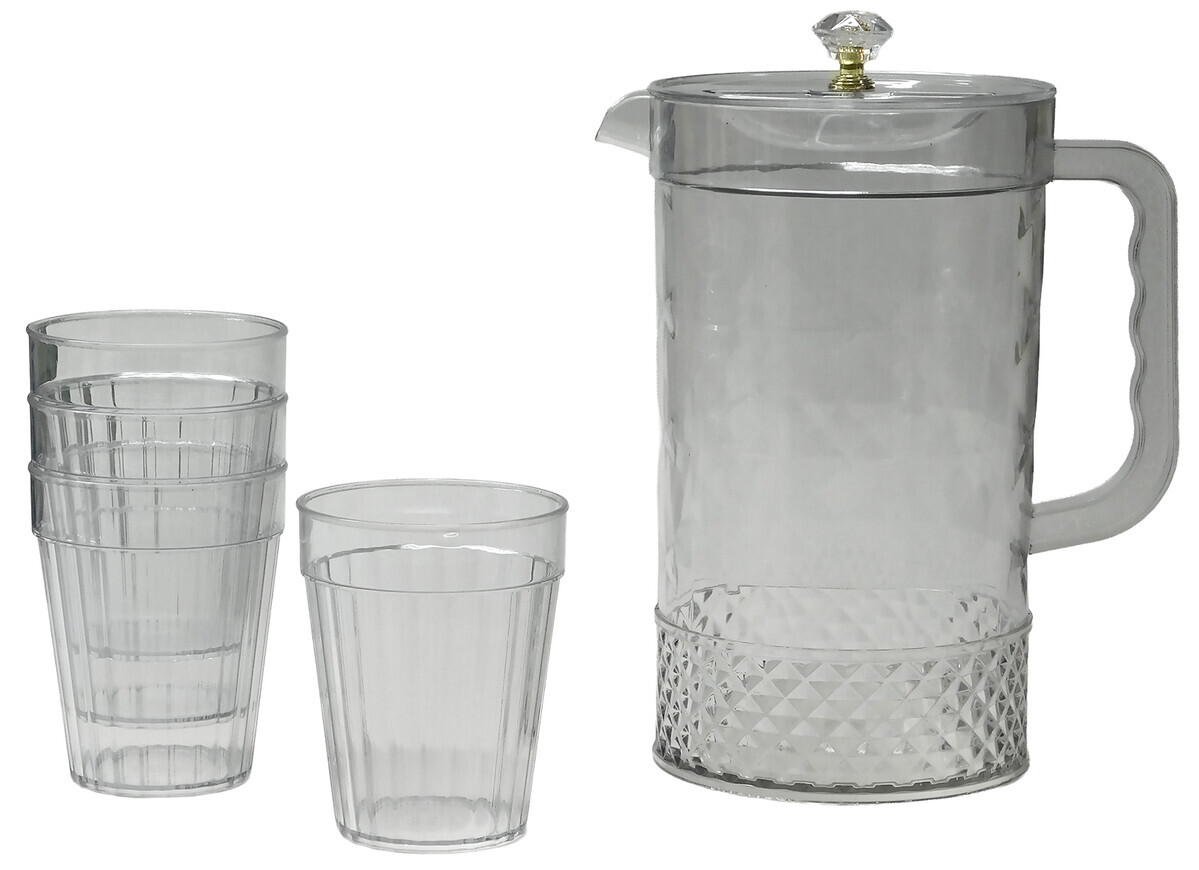 MAKRO - Džbán a poháre umelá hmota