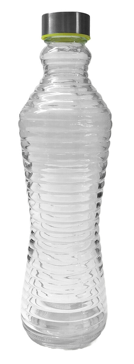 MAKRO - Fľaša sklenená 1000ml vrúbkovaná