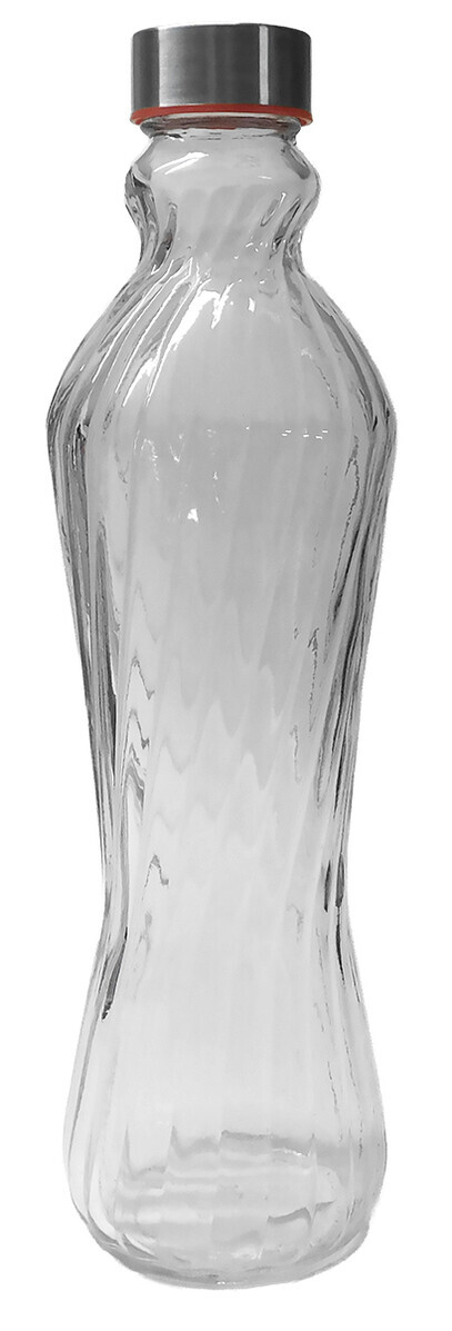 MAKRO - Fľaša sklenená 1000ml, výška 31cm