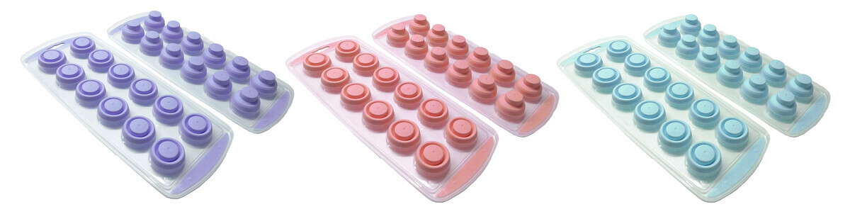 MAKRO - Forma na ľad 2ks rôzne farby