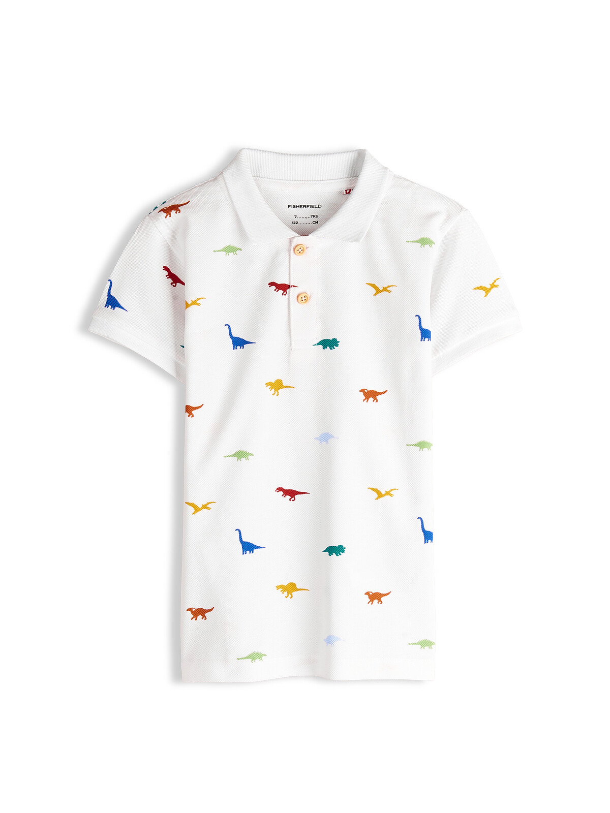 GATE Piketová bavlnená polokošeľa s potlačou