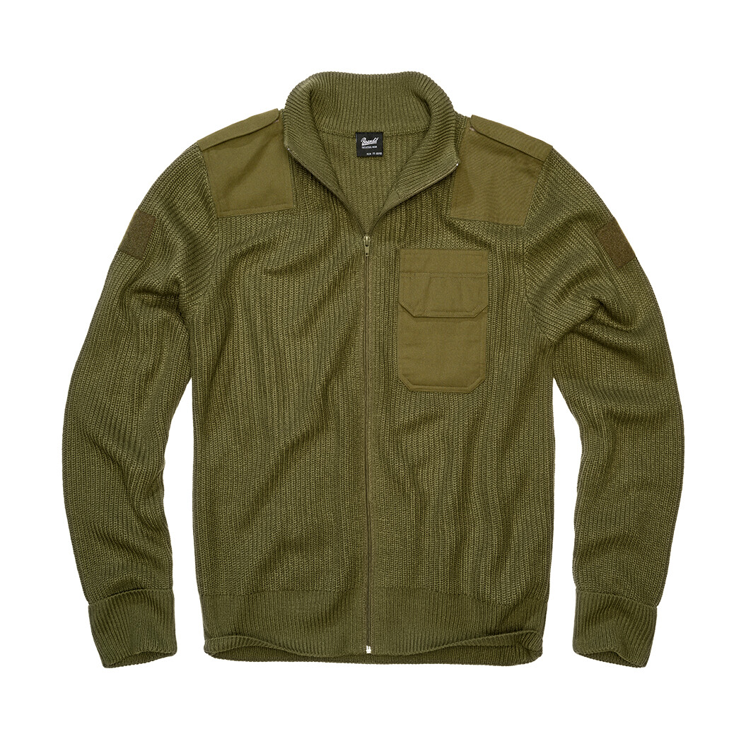 Sveter Brandit BW Cardigan - olivový,