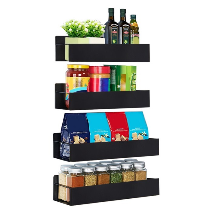 KONDELA Zober Typ 2 police 4 ks čierna