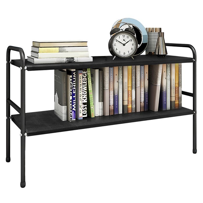 KONDELA Somer regál čierna