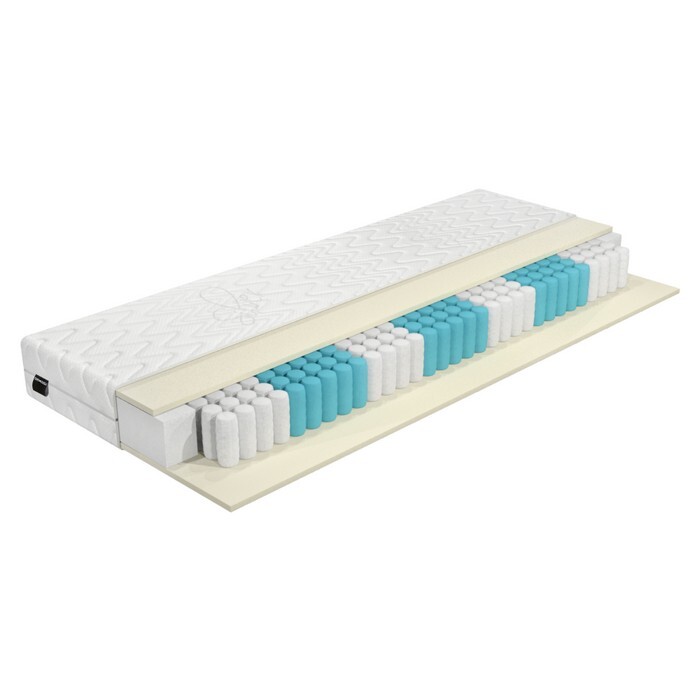 KONDELA Rolko 80 obojstranný taštičkový matrac 80x200 cm biela