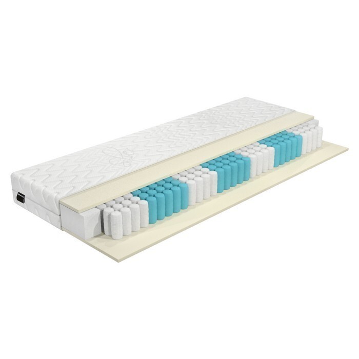 KONDELA Rolko 120 obojstranný taštičkový matrac 120x200 cm biela
