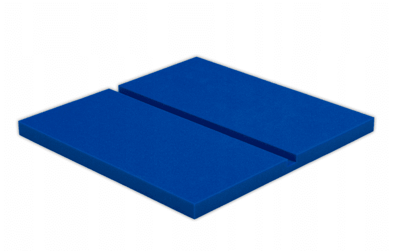 Bitmat Akustický panel Obdĺžniky 50x50cm, hrúbka 3cm, modrý