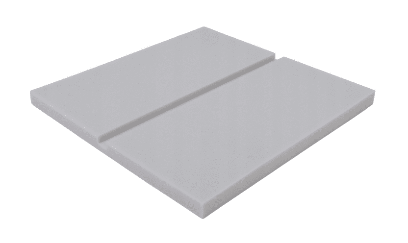 Bitmat Akustický panel Obdĺžniky 50x50cm, hrúbka 3cm, svetlo sivý