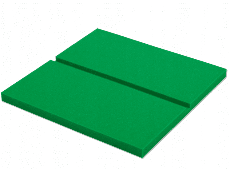 Bitmat Akustický panel Obdĺžniky 50x50cm, hrúbka 3cm, tmavozelený