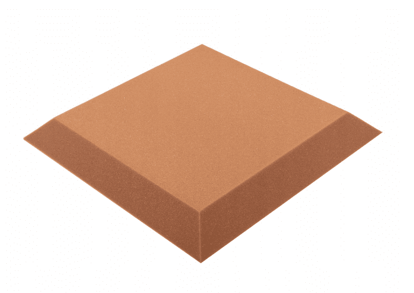 Bitmat Akustický panel trapéz 50x50cm, hrúbka 5cm, hnedý