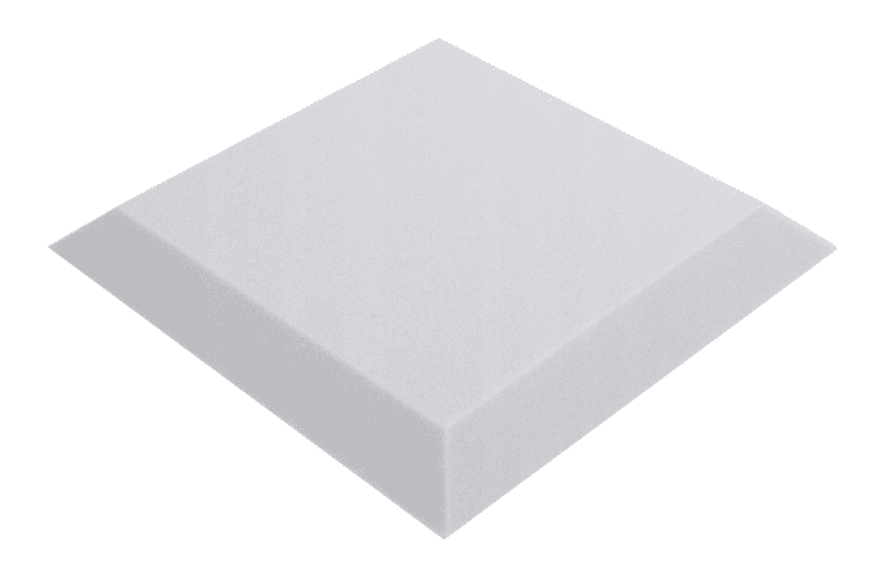 Bitmat Akustický panel trapéz 50x50cm, hrúbka 5cm, svetlo sivý