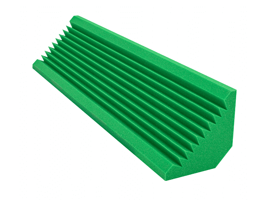 Bitmat Basová akustická pasca, hranatá, 100x28cm, tmavozelená