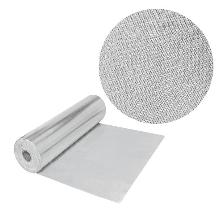 Bitmat Samolepiaca sklotextilná hliníková tkanina žiaruvzdorná do 450°C 100x100cm