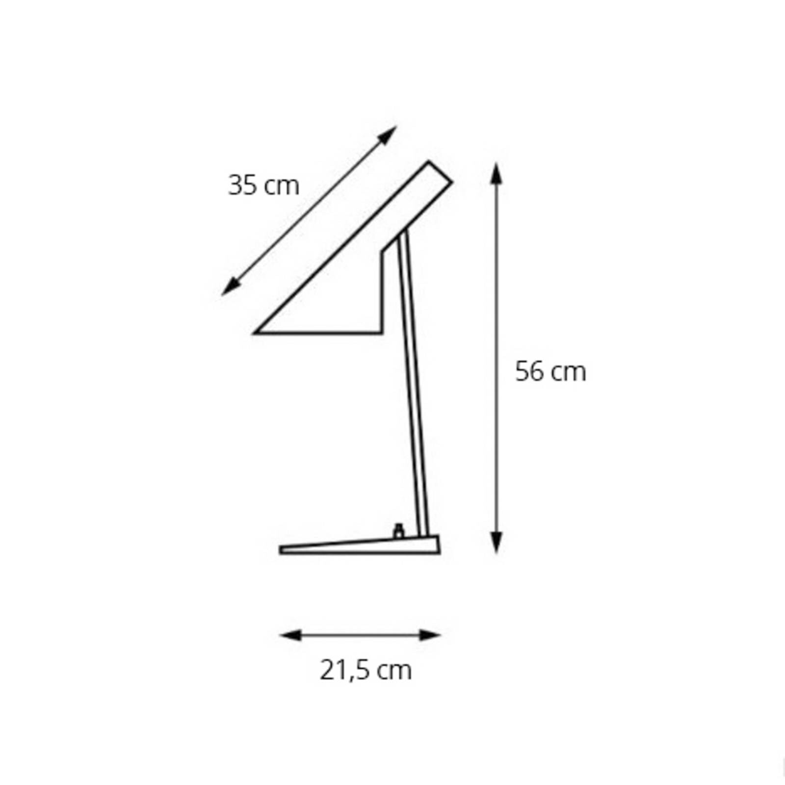 Louis Poulsen AJ – dizajnová stolová lampa, čierna