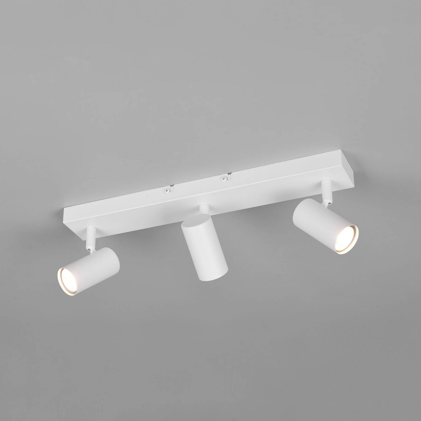 Bodové svetlá Taryn, biela matná, dĺžka 45 cm, 3-pl., GU10