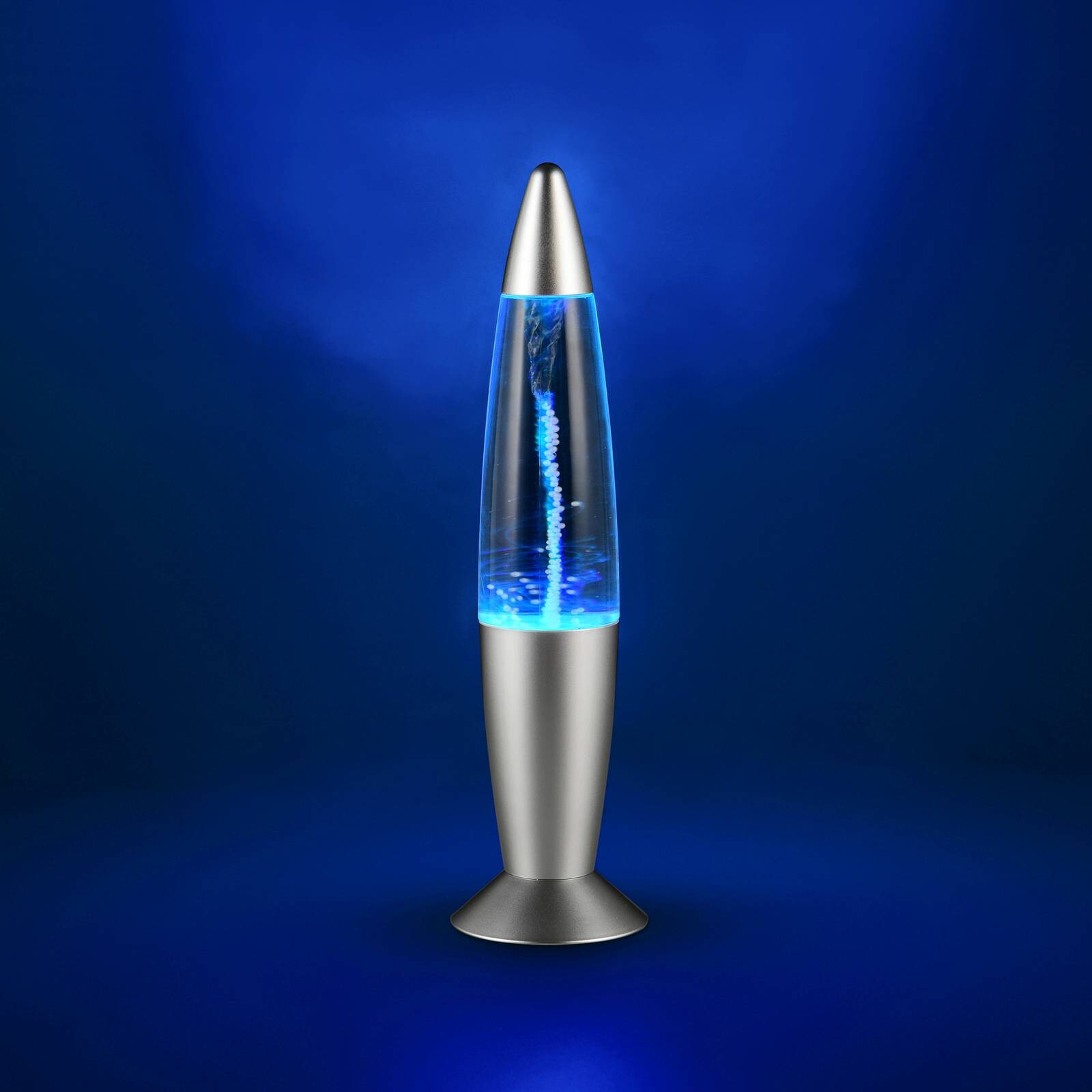 Stolová LED lampa Holly, titánová farba, výška 35 cm, RGB, USB